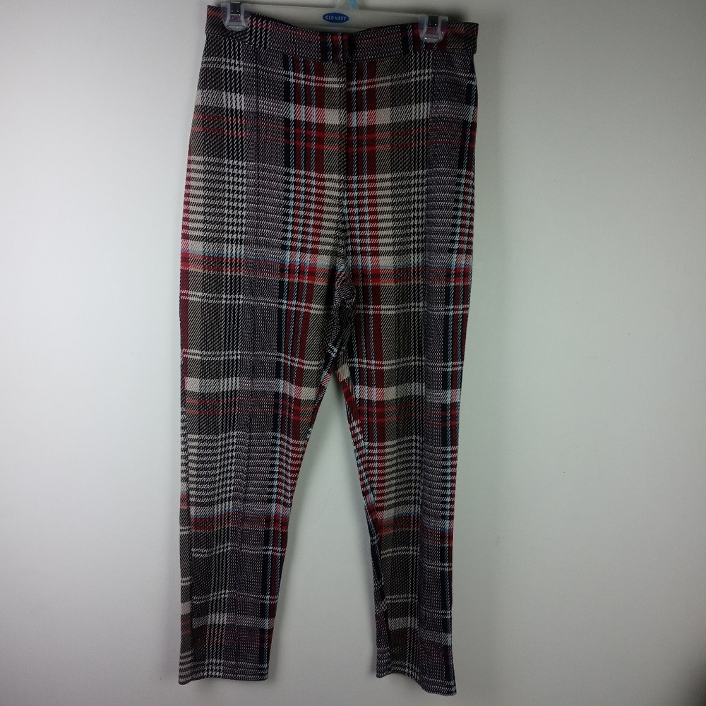 Free People Carnaby Plaid Pants Size 12